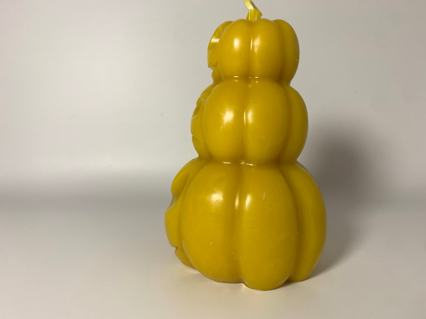 100% Beeswax Pumpkin Stack Candle