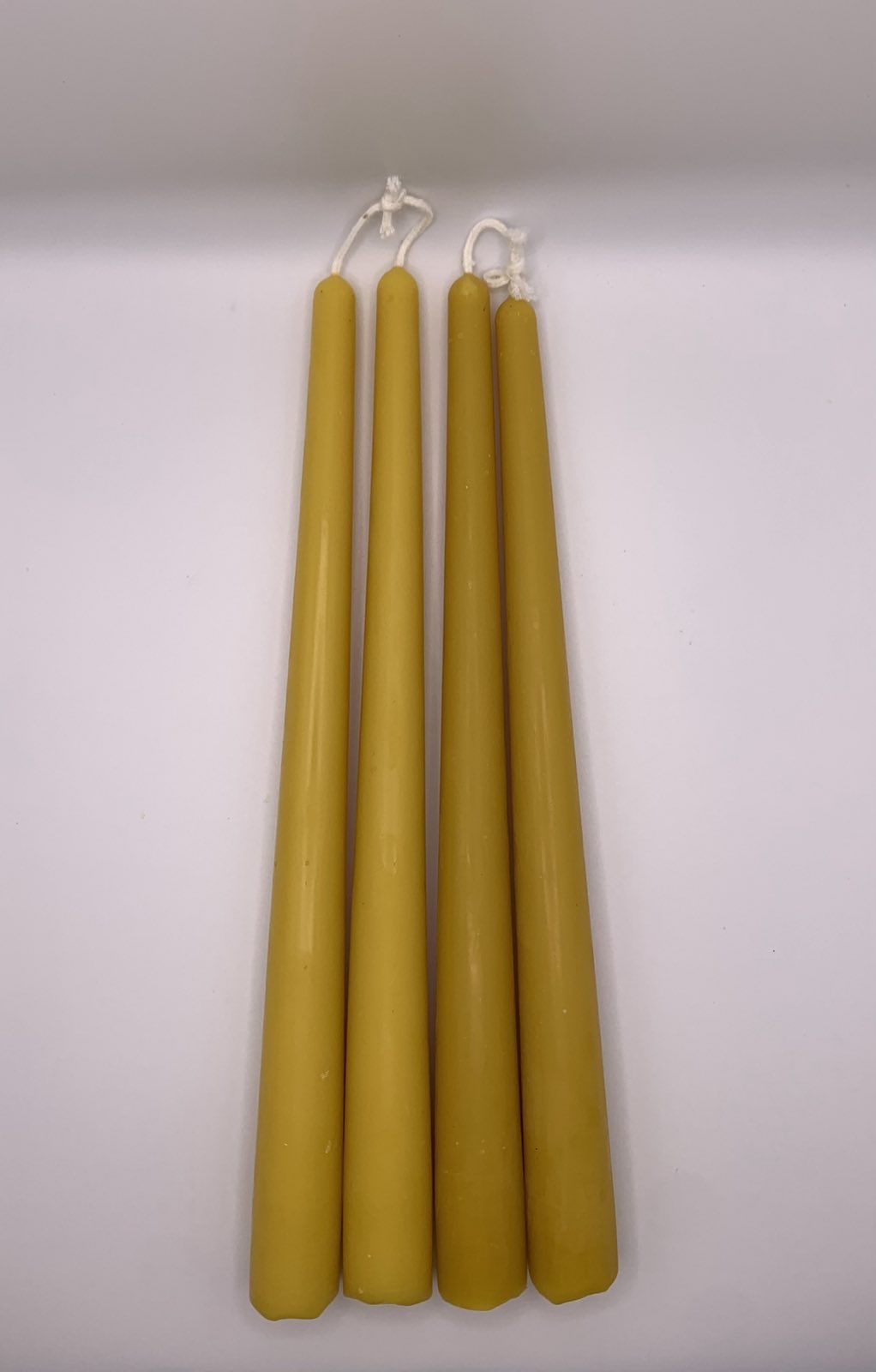 10" Beeswax Taper Candles