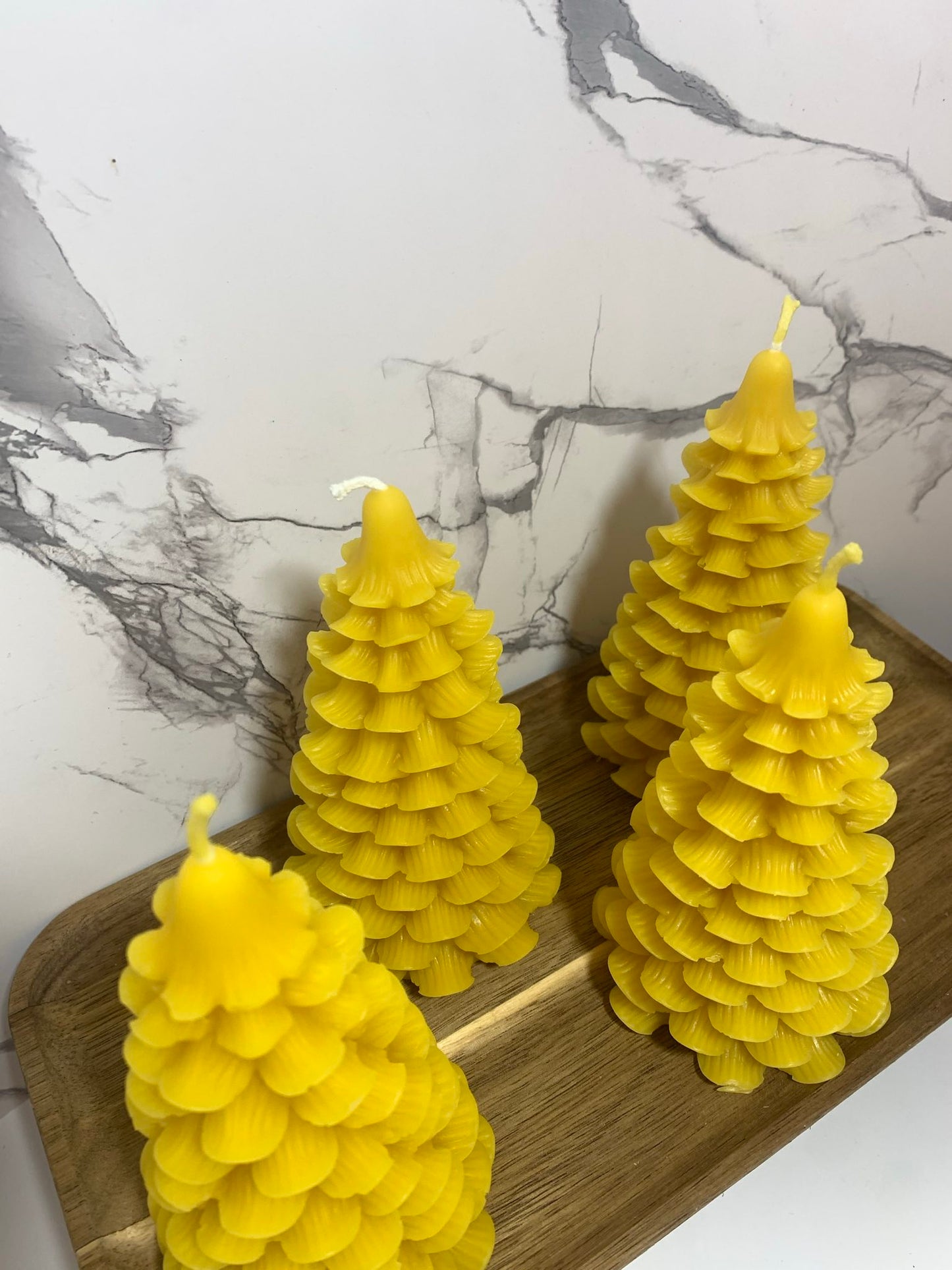 100% Beeswax Christmas Tree Candle