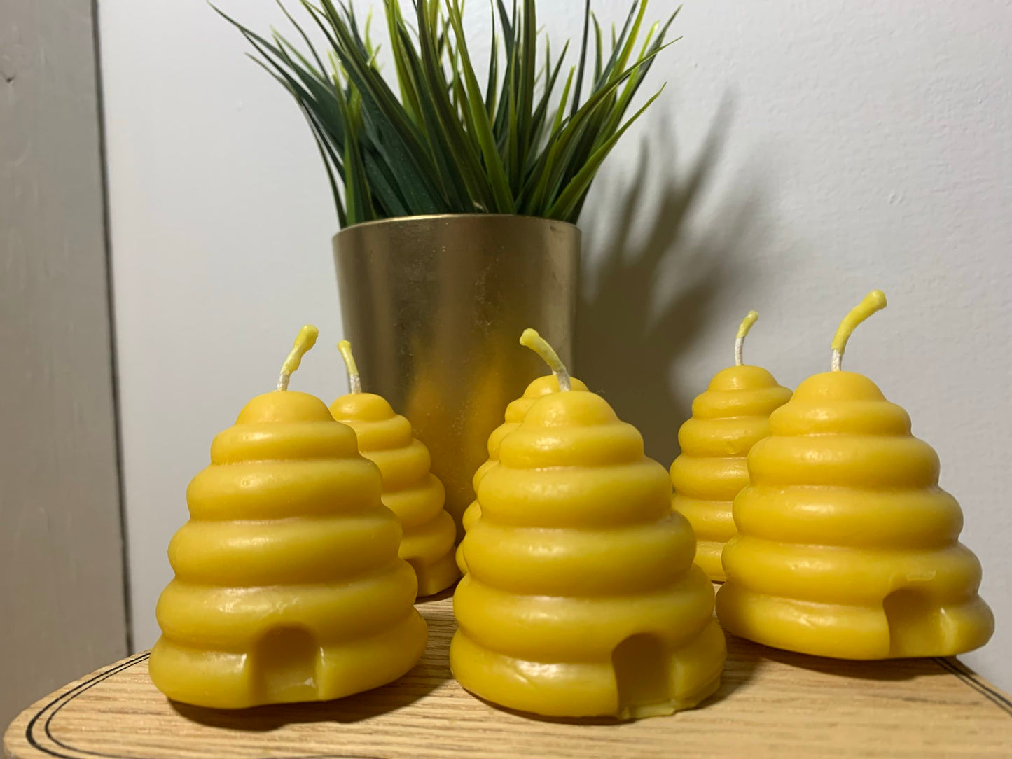 100% Beeswax Beehive Votive Mold