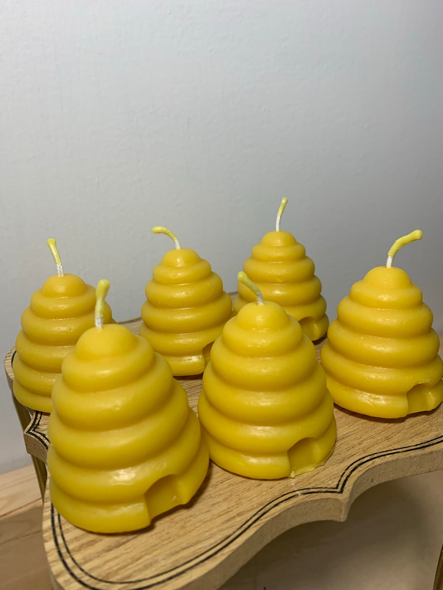 100% Beeswax Beehive Votive Mold