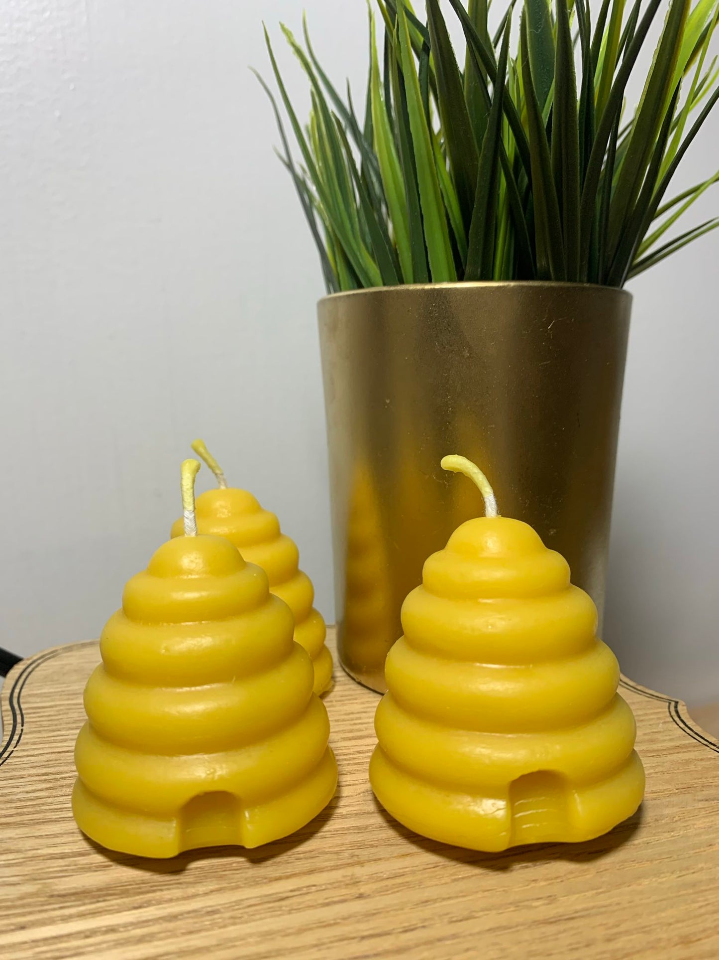 100% Beeswax Beehive Votive Mold