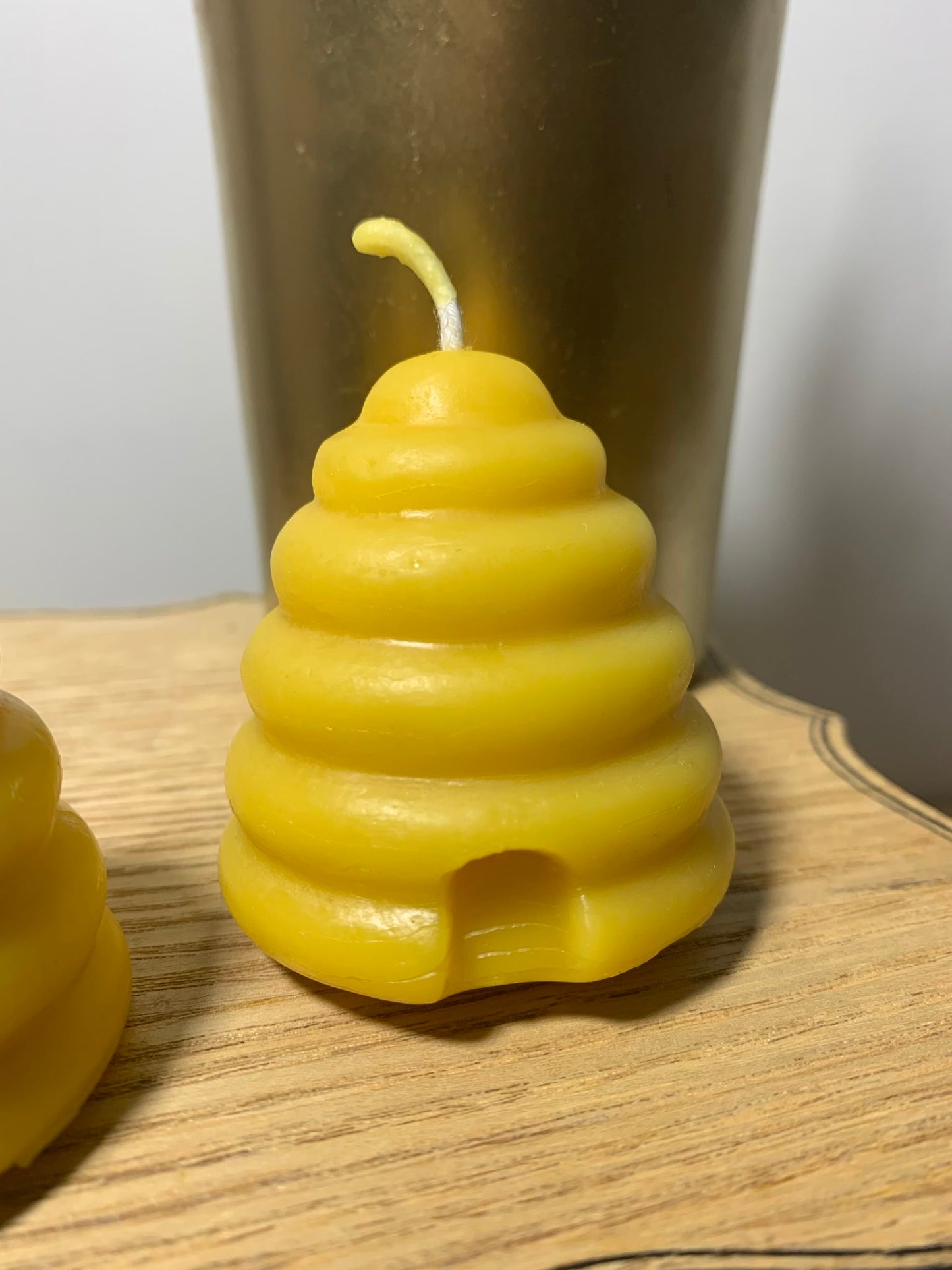 100% Beeswax Beehive Votive Mold